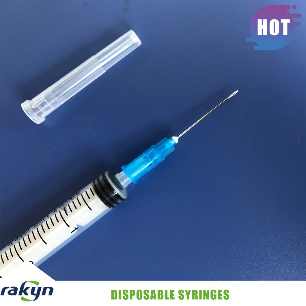 Medical Supply of Disposable Plastic Injection Vaccine Syringes 3cc 3ml Luer Slip